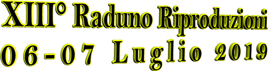 XIII Raduno Riproduzioni